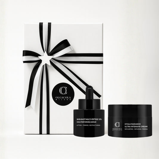 Natale Kit Siero Skin Shot Polipeptidi 10% + Hyalu Radiance Ultra Intensive Cream