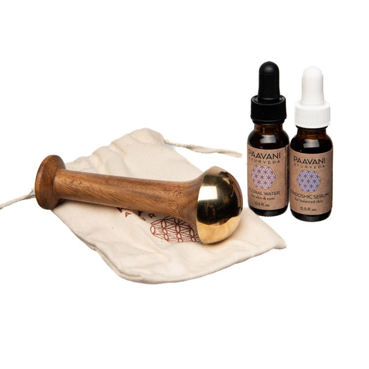 Radiant Skin Ritual | Ayurvedic Kansa Wand Facial Massage Kit